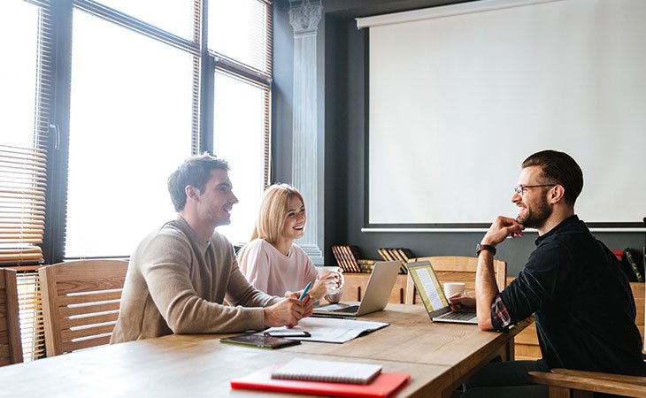 100+ Interview Questions For Product Managers + Answers Independent Recruiter LLC | Staffing Agency group-meeting-table-office