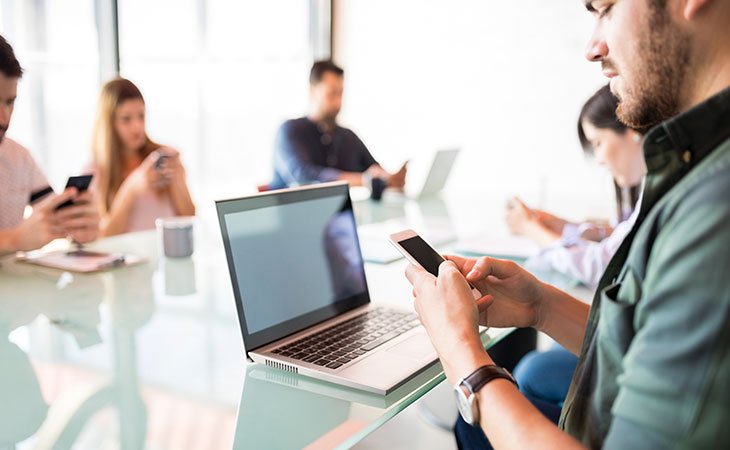 100+ Interview Questions For Product Managers + Answers Independent Recruiter LLC | Staffing Agency people-table-laptops-phones